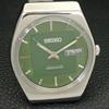 SEIKO AUTOMATIC 6309A VINTAGE JAPAN MENS GREEN COLOR DIAL WATCH a701452-5 R206b-a701452