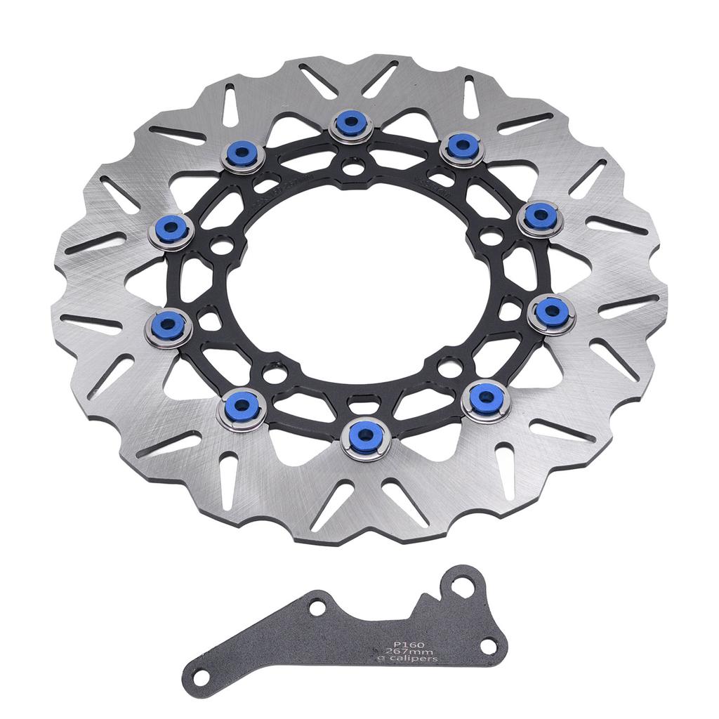 Motorcycle Front Wheel Brake Disc Rotor 267mm Front Brake Rotor Replacement for Pcx125 Pcx150 Pcx160 2021 2024