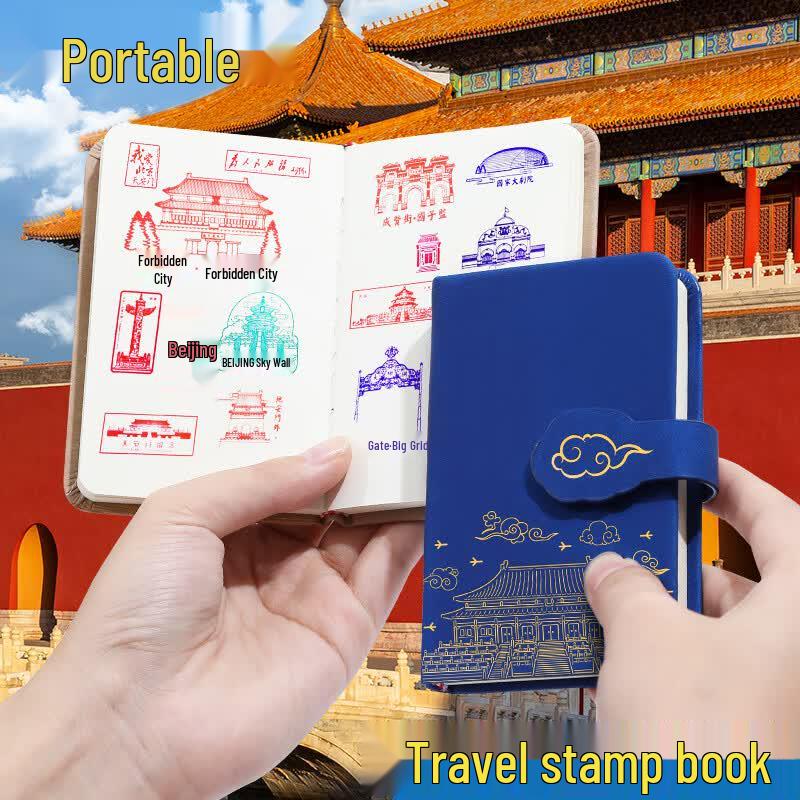 Travel & Museum Stamp Collection Album