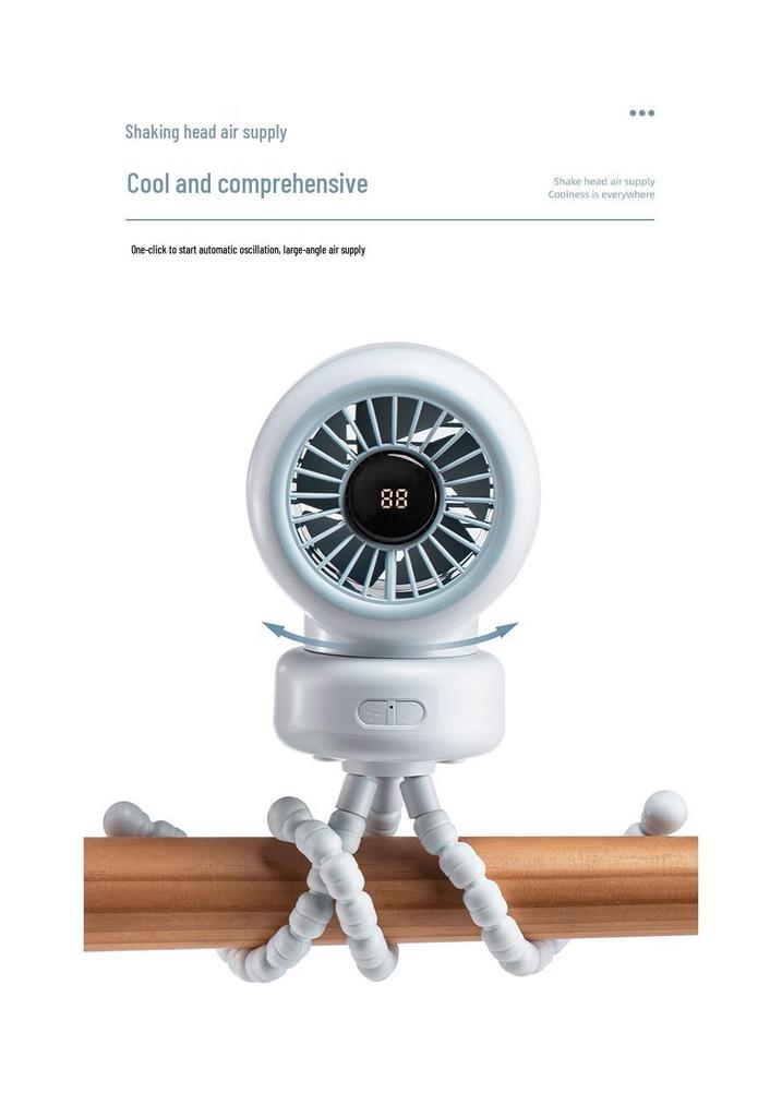 Octopus USB Portable Stroller & Desktop Fan