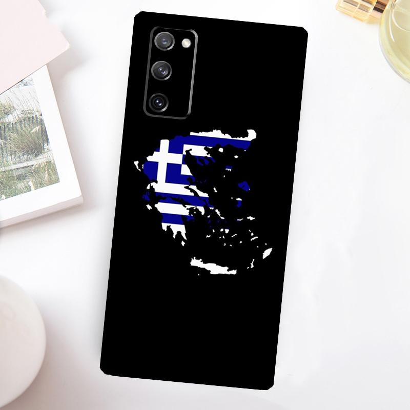 Greece Greek Flag Phone Case For Samsung Galaxy S26 S25 Ultra S24 FE S20 S21 FE S22 S23 Plus S10 S25 FE Cover