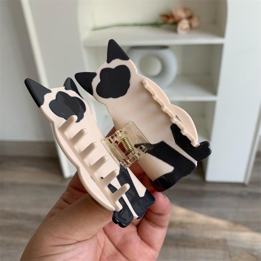 Cute Acetic Acid Cat Hair Claw For Women Cartoon Korean Style Kitten Claw Clip Hair Accessories Headdress Animal Shark Clip