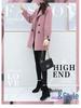 2024 Autumn/Winter Plus Size Slimming Wool Coat for Petite Women
