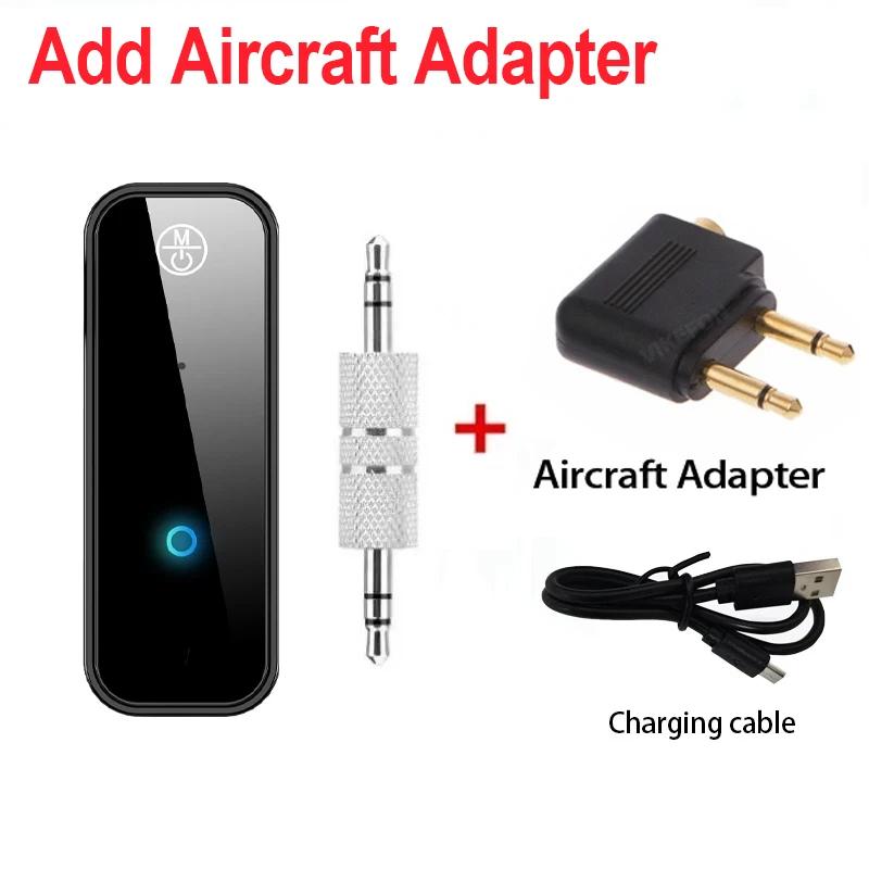 Bluetooth 6.0 Audio Wireless Adapter Receiver Transmitter Handfree Call 3.5mm AUX Jack USB Dongle Stereo Music For TV PC Car Kit