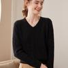 2023 Fall/Winter Cashmere Cable Knit Polo Sweater for Women – Versatile, Fashionable, Retro Lapel Design