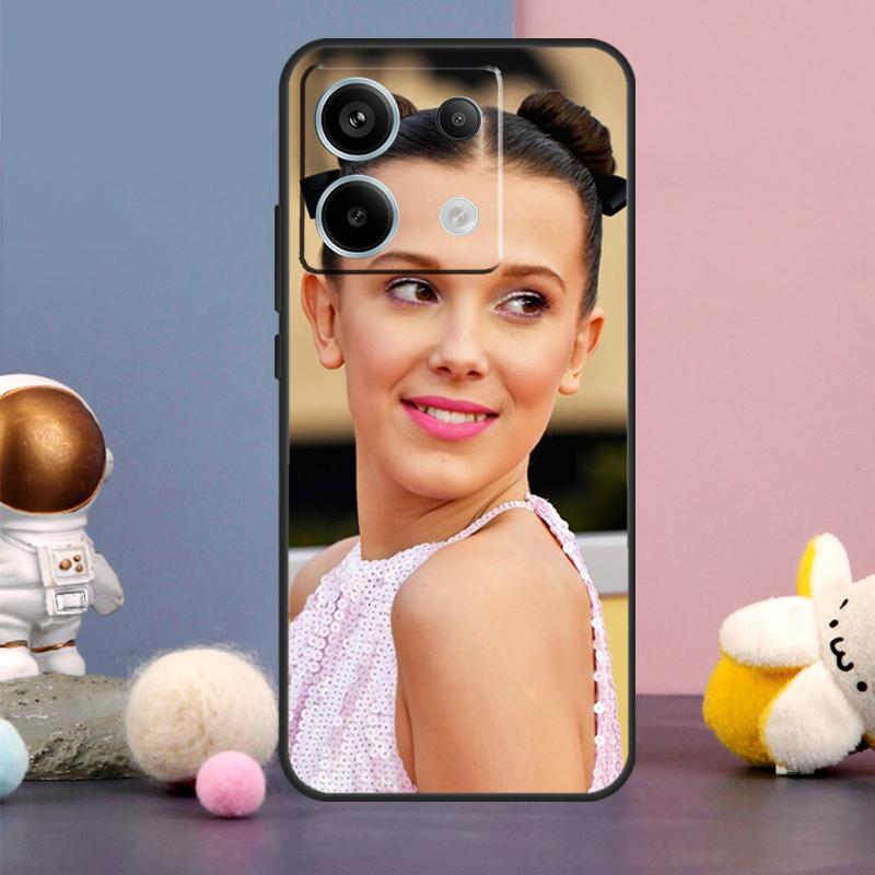 Millie Bobby Brown Case For Xiaomi Redmi Note 13 11 9 10 12 Pro Plus 12S 11S 10S 9S Redmi 12 10C 12C 13C Cover