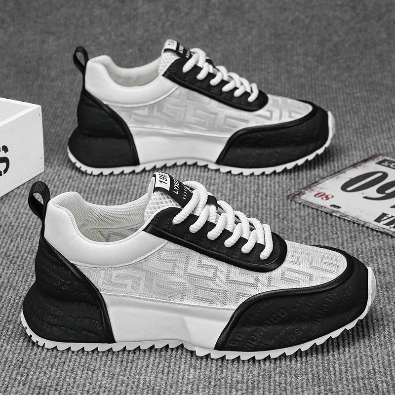 Men's 2025 Trendy Breathable Casual White Dad Shoes