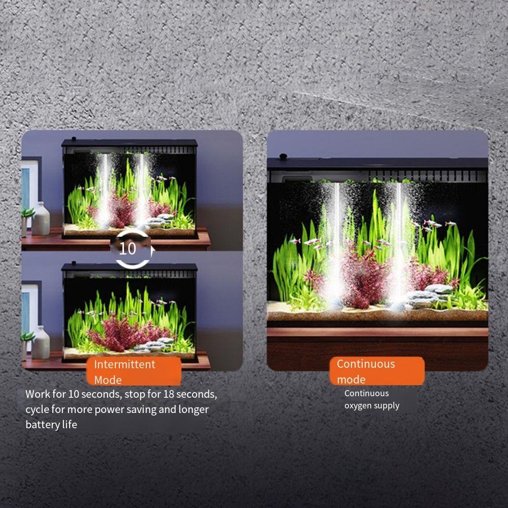 Mini Aquarium Oxygen Air Pump USB Rechargeable Fishing Oxygenator Oxygen Compressor Household