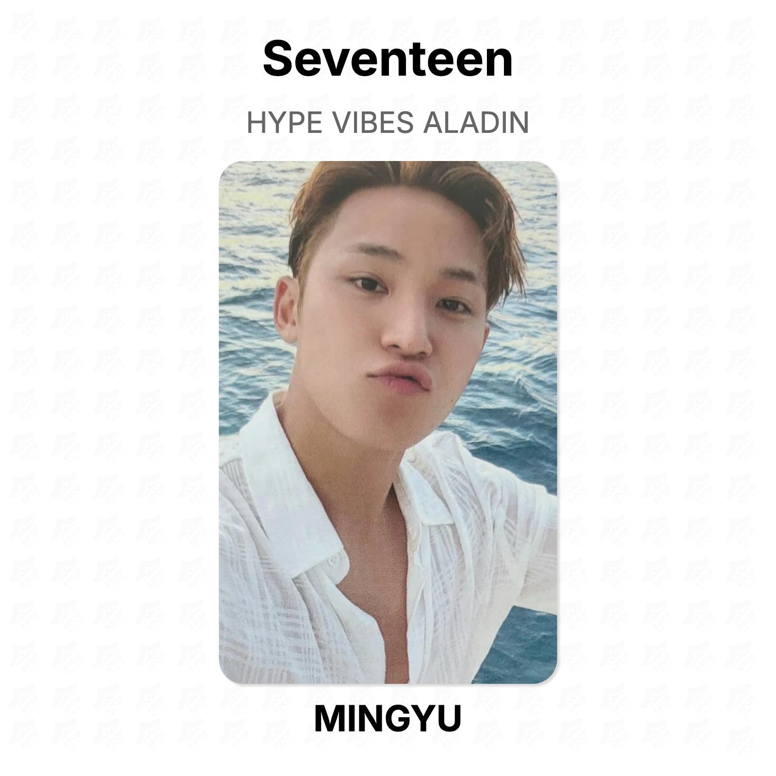 Seventeen HYPE VIBES АЛАДИН Официальная фотокарточка MINGYU