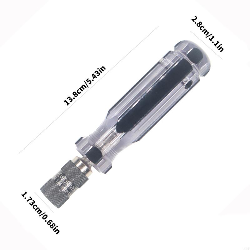 Hexagonal Shank Quick Releases Screwdriver Handle Bit Double Head Selves Locking Handle For Power Drill Tool