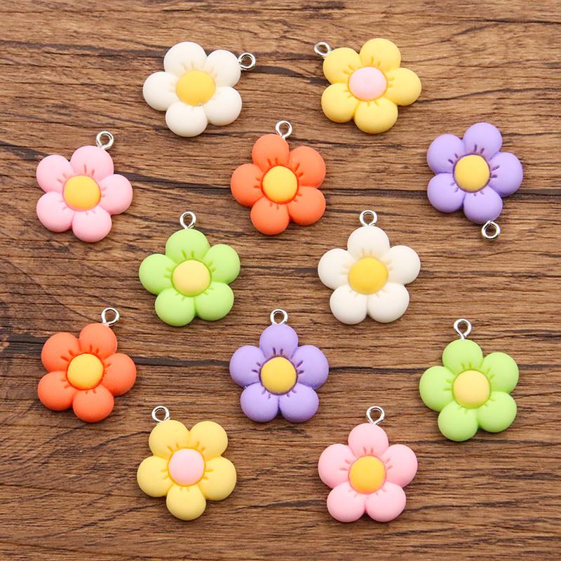 10Pcs 37 Styles Mix Fruit Animals Popsicle Candy Resin Earring Charms Diy Findings Keychain Bracelets Pendant For Jewelry Making