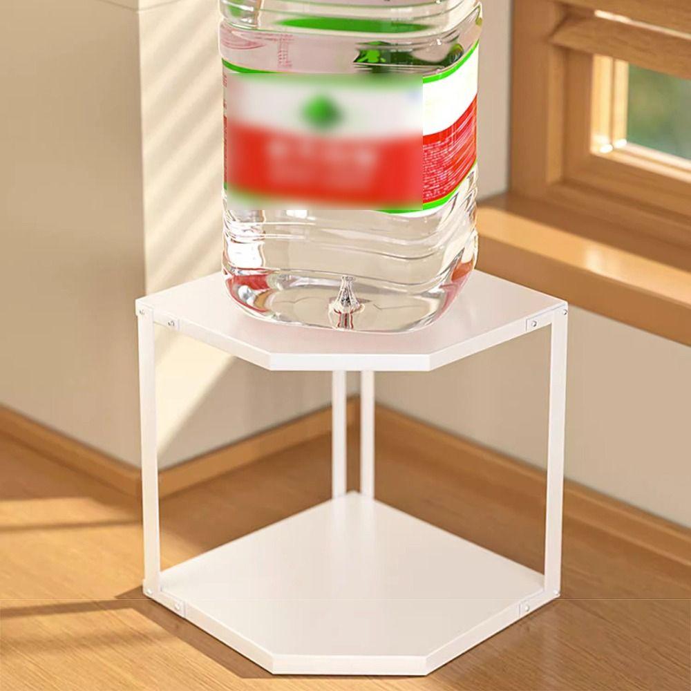 2/3 Tier Corner Pot Storage Rack Space Saving Multi-functional Cabinet Pot Lid Holder Easy To Install Fan-shaped
