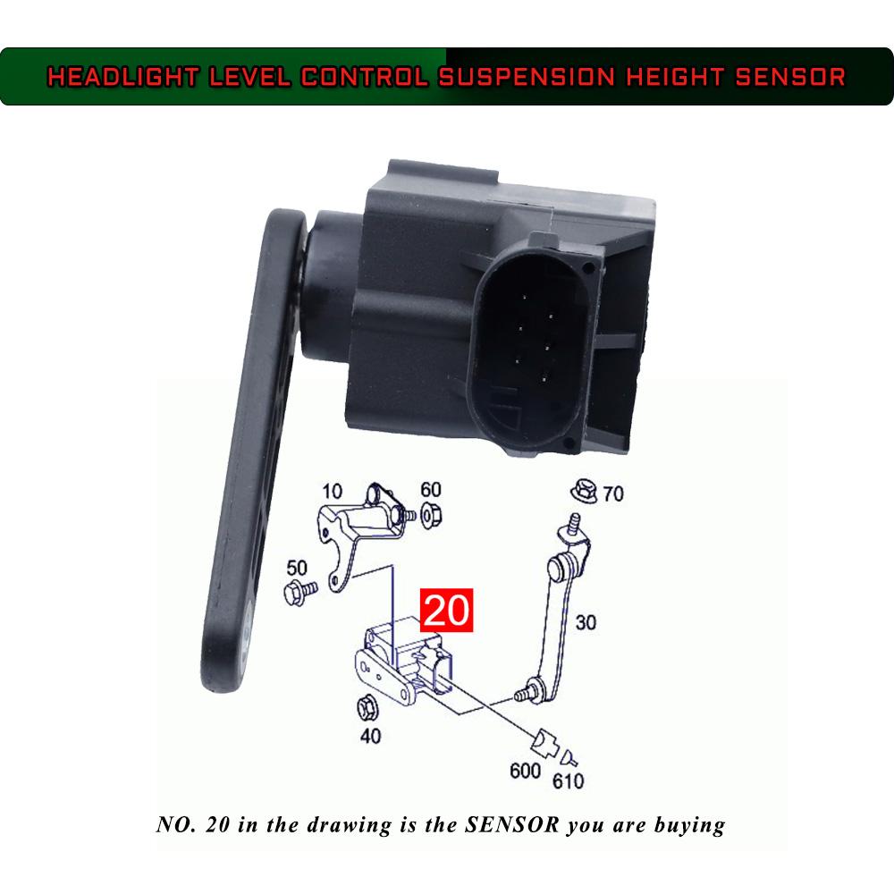 Headlight Levelling Suspension Height Level Sensor for MERCEDES BENZ CLS E-CLASS S-CLASS VIANO VITO A0105427617 105427617