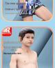Professionelle Schnelltrocknende Jungen-Badehose: Doppellagiges Anti-Peinlichkeits-Set für mittlere und große Kinder