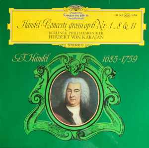 

LP Record GEORG FRIEDRICH HANDEL HERBERT VON Concerti Grossi Op. 6 Nr. 1 8 11 139042SLPM DEUTSCHE GRAMM Germany Classical Used