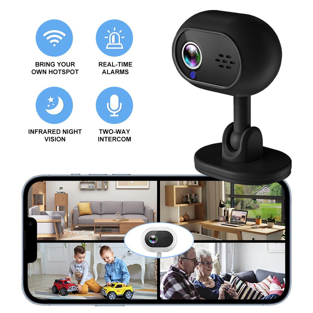 Camera for Home Network Monitoring, High-definition Baby Monitoring, Voice Monitoring, WiFi Camera Supporting Voice Recognition