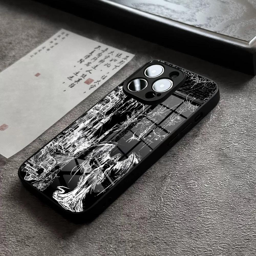 

Cool Gothic Sculpture Girl Phone Case For IPhone 16 Pro Max 15 Plus 14 Pro 12 11 13 Mini X XR XS Max 8 7 Plus SE Glass Cover iPhone14 ProMax