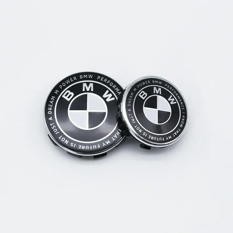 4PCS Car Wheel Center Hup Caps Wheel Cover For BMW F34 F32 E36 E53 E60 E90 E91 X6 X5 X3 G30 G11 Tyre Tire Rim Cover Protector