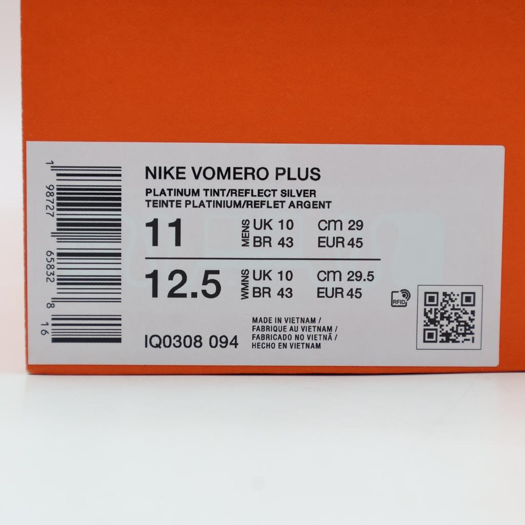 IQ0308-094 Nike Vomero Plus Platinum Tint Reflect Silver (Men's)