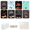 8 Pcs Father's Day Money Holder Ornaments Cash Money Holder Card with Plastic Cover And Adhesive DIY Father's Day Appreciation Gift