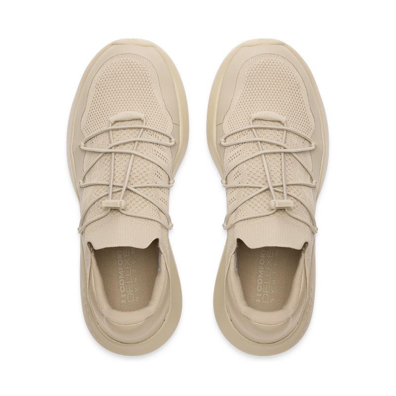 Under Armour Sports Life Collection Cushioning, Wear Resistant Low top Casual Shoes Unisex Beige Brown Sneakers 6007578-299