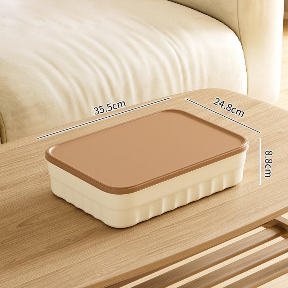 With Cover Organizing Box Plastic Clothing Desktop Box New Toy Storage Case  Home Toy and Snack