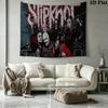 Slipknot Wall Tapestry Aesthetic Wall Hanging Printed Fabric Blanket Decorative Tapestries for Bedroom Living Room Home Decor