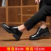 Block 2025 heightening 10cm men's shoes 8cm thick-soled paint bright leather inner heightening leather shoes men's British trendy shoes