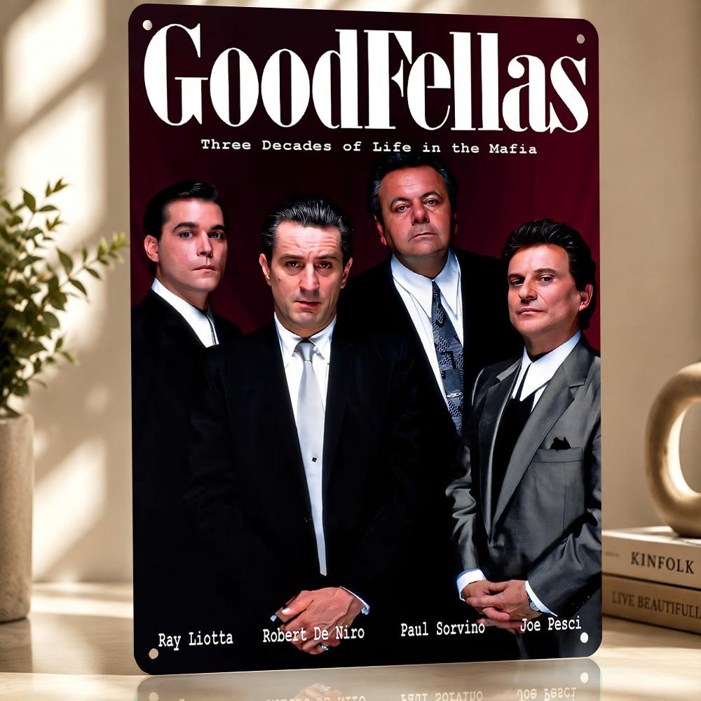 Goodfellas Movie Metal Poster Perfect Gift for Fans Lovers Customized Wall Art Metal Sign for Luxury Decoration Home Room Decor