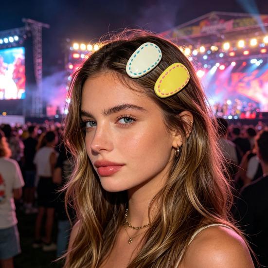 4 Stück Mädchen Haarspangen Anti-Rutsch-Zähne Wassertropfenform Haarspangen für abgebrochenes Haar und Pony Haarspangen Macaron-Farbe Glänzendes Harz Leichte Haaraccessoires