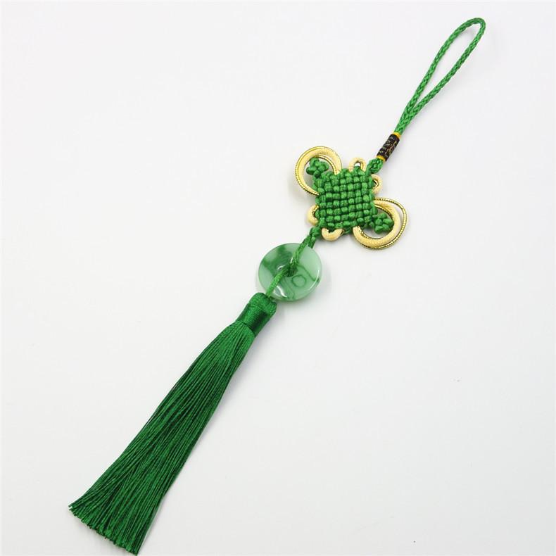8 Plates Of Phnom Penh Rich And Noble Knots, Jade Slices, Mini Small Pendants, Pendants, Characteristic Handmade Weaving Gifts, Chinese Knots.