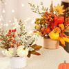 Plastic Harvest Festival Pot Ornament Simulation Potted Plant Decoration  Fireplace Shelf