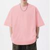 Men's Clothing Summer Pure Cotton Solid Color Short Sleeve T-Shirt Men's Casual Round Neck White Half Sleeve Top Comfortable