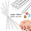 1/3/5pcs Clear Acrylic Sticks 2/3/4/5/6/8/10/12/14mm Diameter Acrylic Sticks Round Plastic Strip Cake Decoration Sticks For DIY Crafts Party