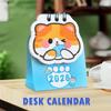 2026 Desk Calendar, Cute Shaped Desktop Calendar, Compact Decorative Calendar For Home Desk