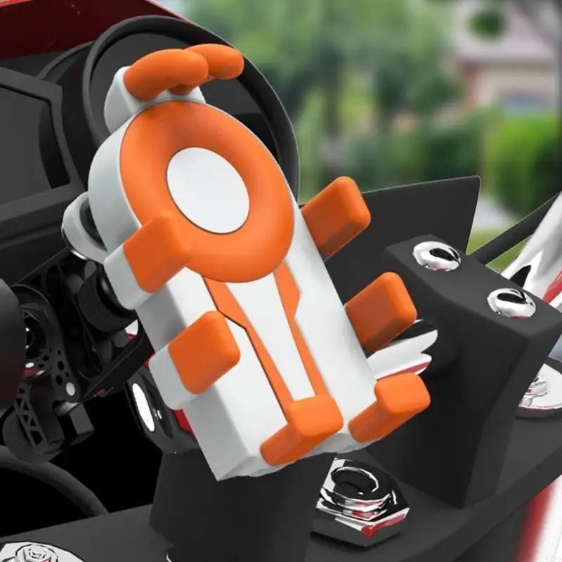 360° Rotatable Bike Phone Holder Shockproof Universal Mount with Secure Non-Slip Grip for Mountain Road Cycling Electric Bicycle