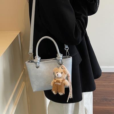 Premium Sense Portable Small Bag Women's 2025 New Fashion Versatile Shoulder Bag Simple Messenger Bucket Bag