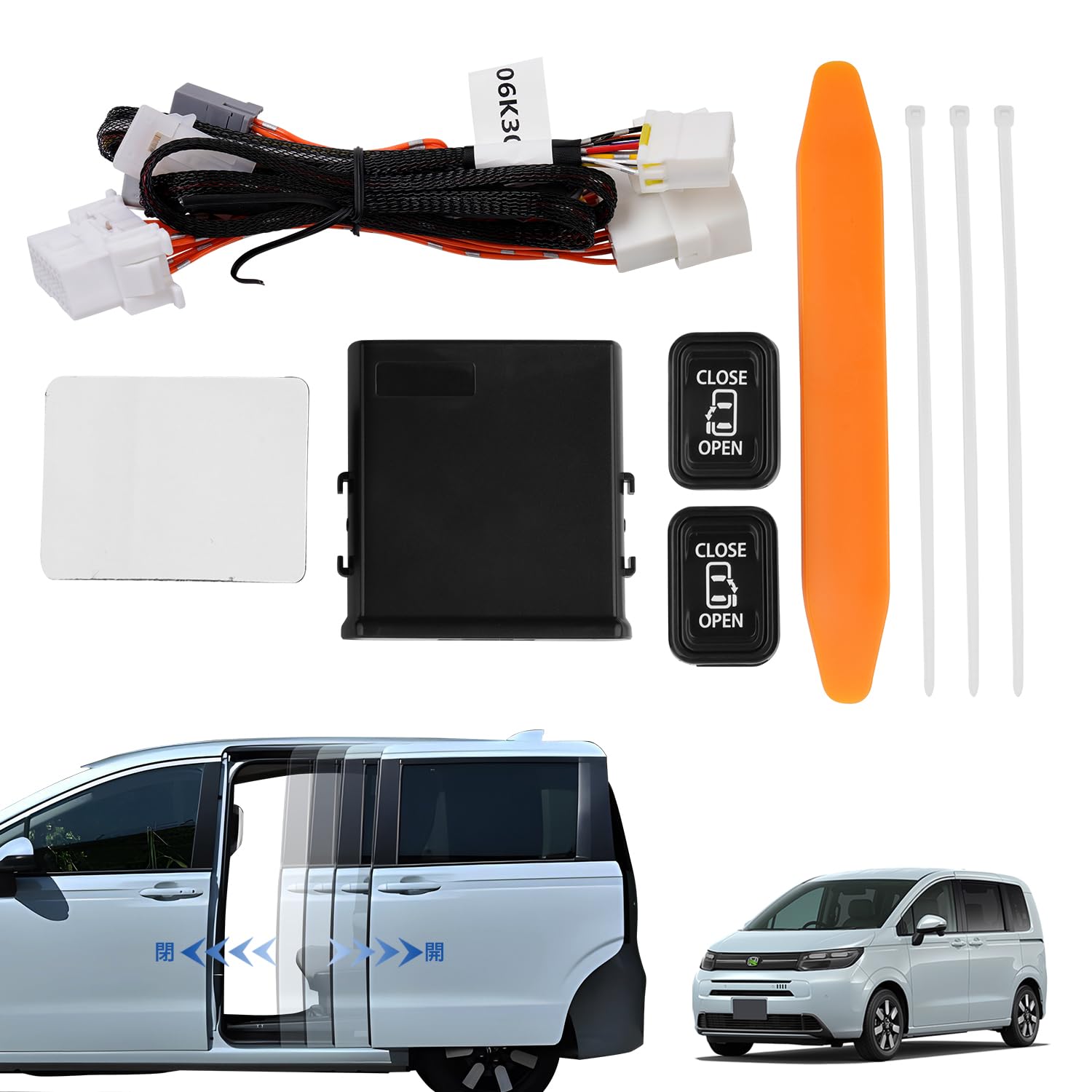 

Jiooy Honda New Freed Комплект удлинителей переключателя сдвижной двери с электроприводом Freed GT Кнопка автоматического открытия и закрытия сдвижной двери с электроприводом Открытие второй двери