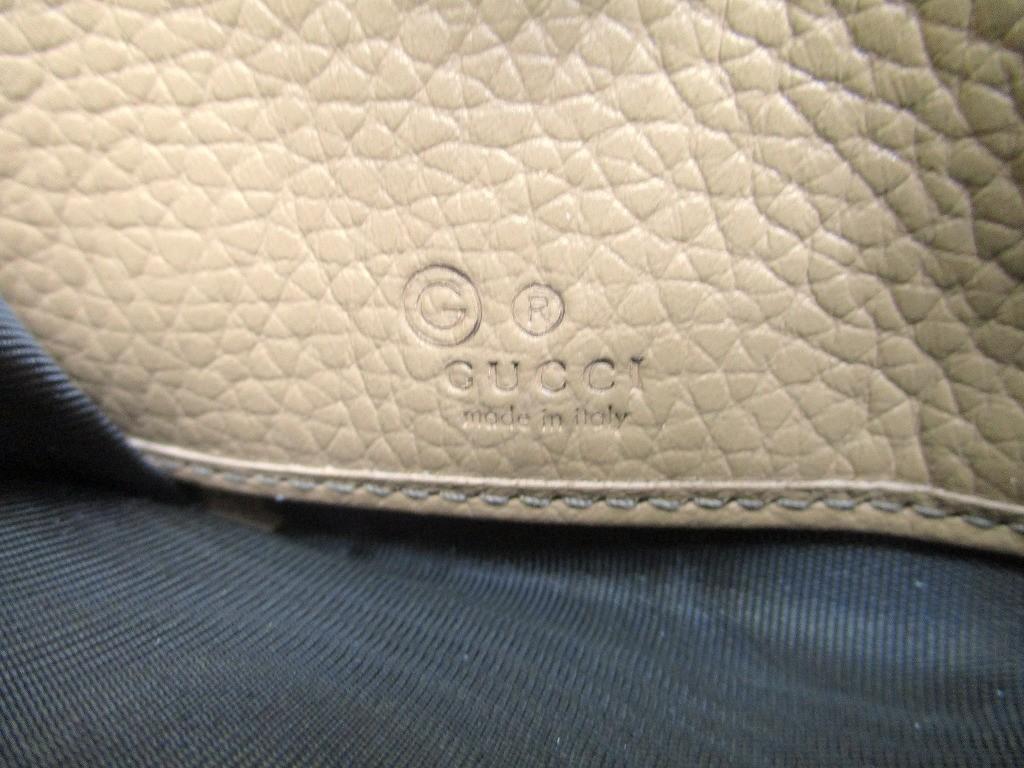 Authentic GUCCI Interlocking G Black Leather Round Zip Long Wallet #a846  Refurbished