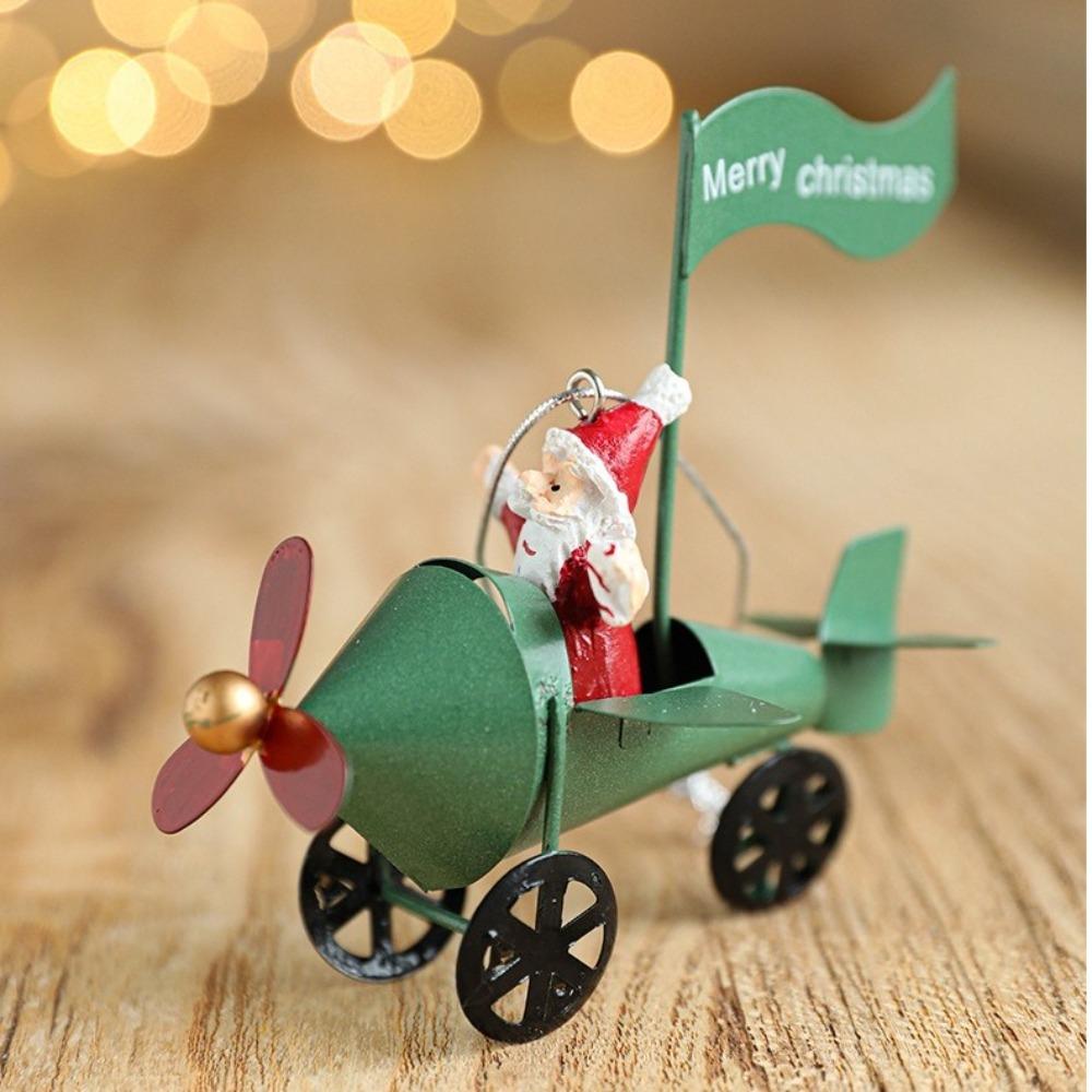 Handmade Christmas Decoration Wrought Iron Hangable Ornament Christmas Ornament Happy Christmas