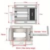 1pc Aluminum Drill Press Vise Flat Pliers Mini Drill Chuck Multi Tool Manual Clamp