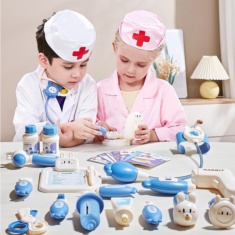 Nana Rabbit Doctor Play Set: Educational Toy Suitcase for Kids