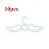 10/20 Pieces Angel Wings Hanger, Cute Heart Hanger, Children's Room Wardrobe Storage, Home Girl Wardrobe Organizer
