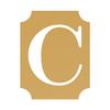 Letter C Plaque, Satin Gold, 70mm