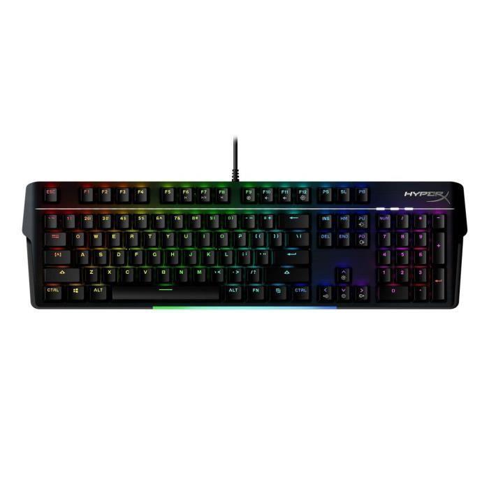Clavier Mécanique - Hyperx - Alloy MKW100 - Illumination RGB - QWERTY - Noir