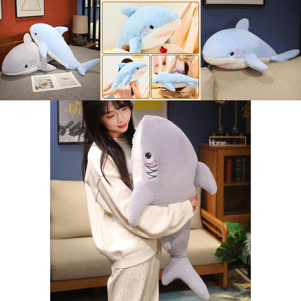 White Shark Plush Toy For Kids With Super Soft Short Plush For Bedtime Comfort Gift For Boys And Girls