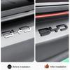 For BYD Song Plus DMI Black Front Emblem Modification Black Warrior Car Badge Covering Styles Logo Rear Vehicle Logo Sticker