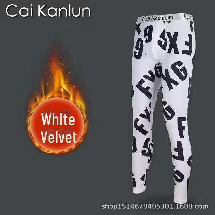 Men's Slim Fit Warm Trousers for Autumn and Winter