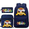 Cartoon Teacup Head Cuphead Student School Bag Backpack Three-piece Set Children's Shoulder Bag Pencil Bag