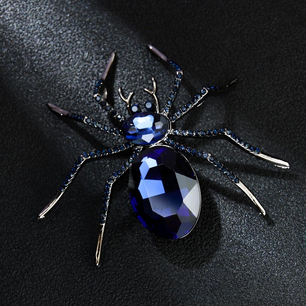 Baroque Luxury Beautiful Spider Insect Design Brooch for Men and Women, Jewelry Accessories, Holiday Party Gift